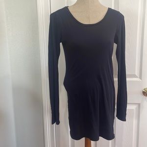 Velvet by Graham & Spencer mini dress tunic top 100% cotton blue women’s size M